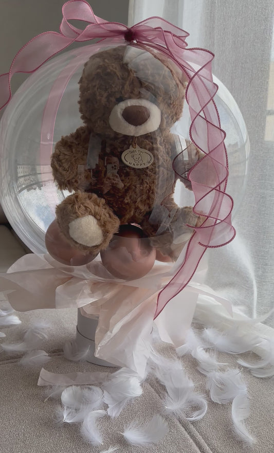 ⚜️ TeddyBubble – L’Ourson Flottant dans son Écrin Transparent  ⚜️